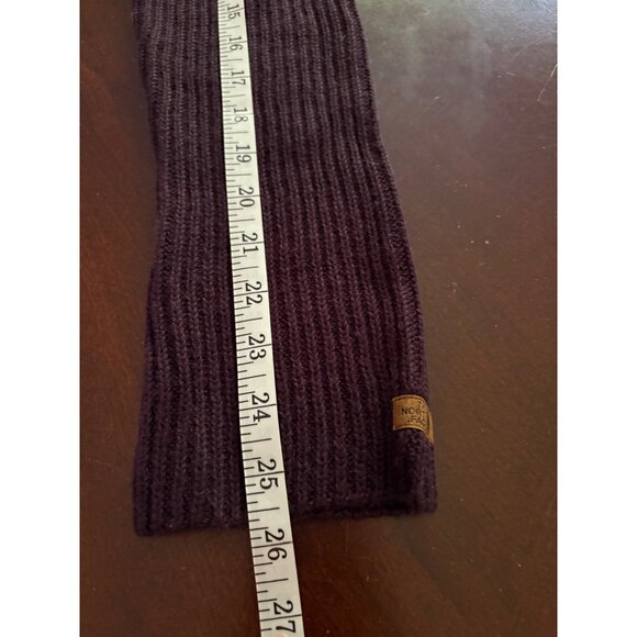 The North Face V-Neck Alpaca Wool Blend Cozy Sweater Midi Dress in Purple Size M - Picture 11 of 13